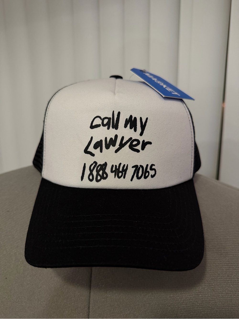 🔥 NWT MARKET "Call My Lawyer" Trucker Hat 🔥